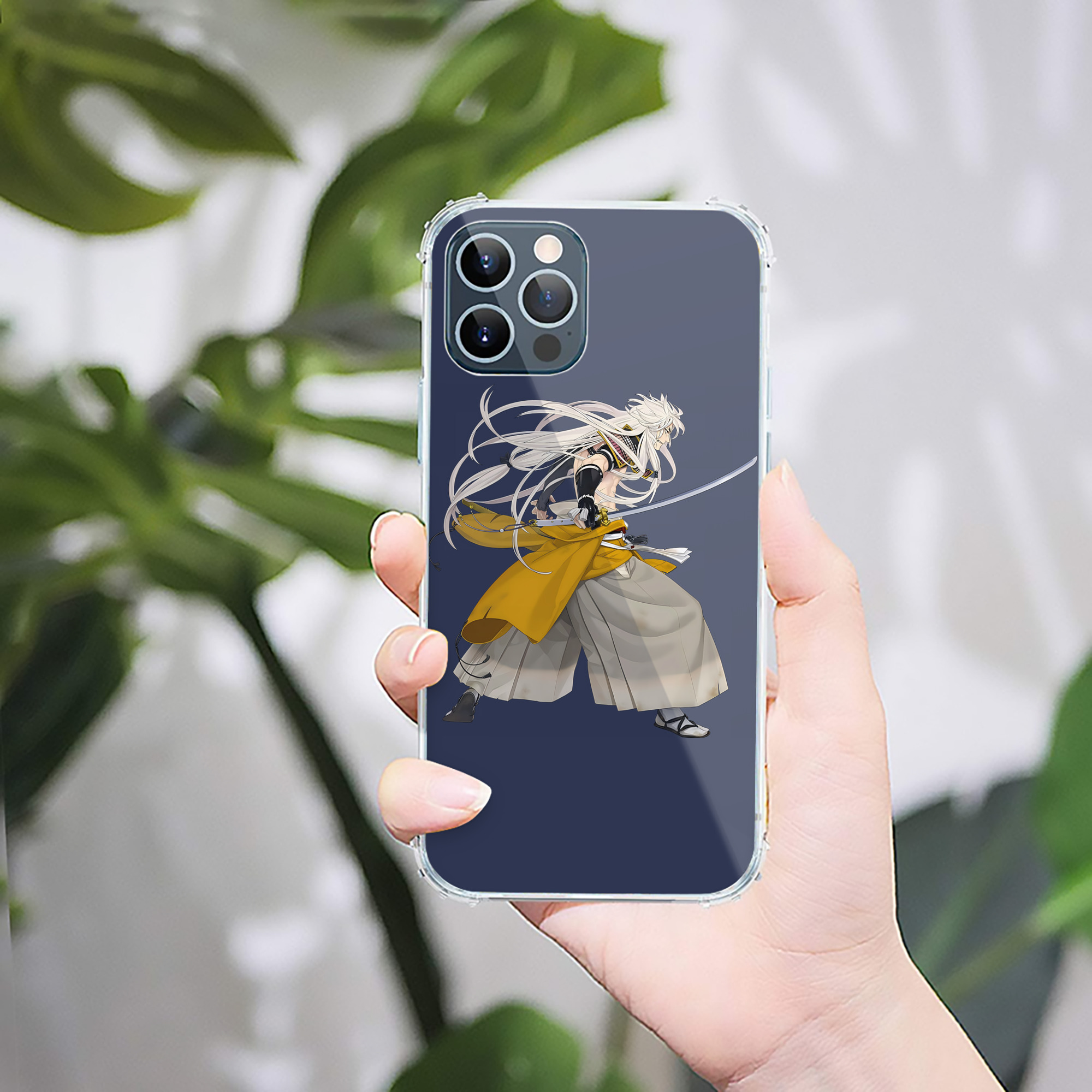 （画像用） 刀剣乱舞 Touken Ranbu 【iPhone 12シリーズ対応】透明スマホケース（クリアソフトケース）